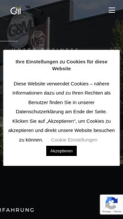 Vorschau der mobilen Webseite www.gm-fleisch.de, G&M Gourmet GmbH