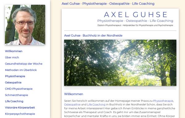 Vorschau von www.guhse-therapie.de, Axel Guhse