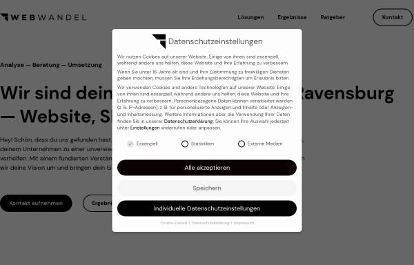 Vorschau von webwandel.de, Webwandel - Werbeagentur
