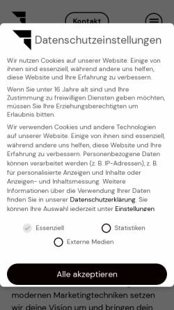 Vorschau der mobilen Webseite webwandel.de, Webwandel - Werbeagentur