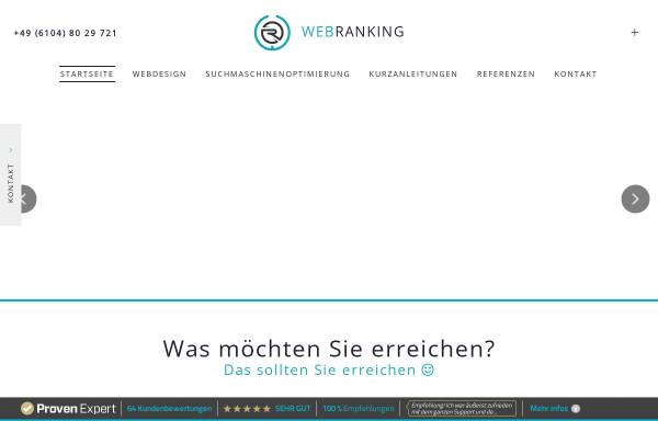 Vorschau von www.webranking.de, Webranking – Entilsah GmbH