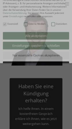 Vorschau der mobilen Webseite arbeitsrecht-troisdorf.de, Rechtsanwalt Zechlin