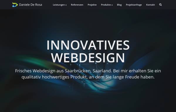 Vorschau von www.danielederosa.de, De Rosa Webentwicklung