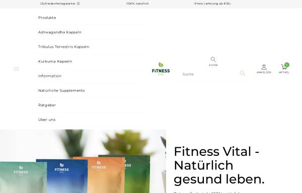 Vorschau von www.fitness-vital.net, FITNESS VITAL UG