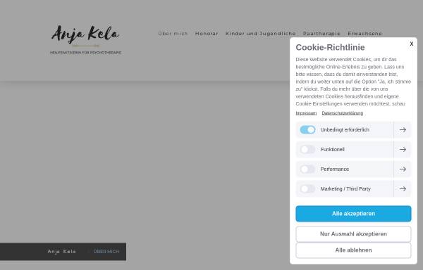 Anja Kela, Heilpraktikerin für Psychotherapie