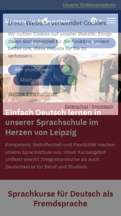 Vorschau der mobilen Webseite www.languagecoach.de, Language Coach Institute