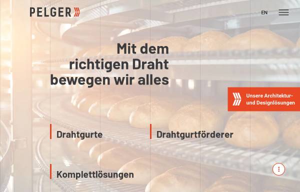 Vorschau von pelger-drahtgewebe.de, Pelger GmbH