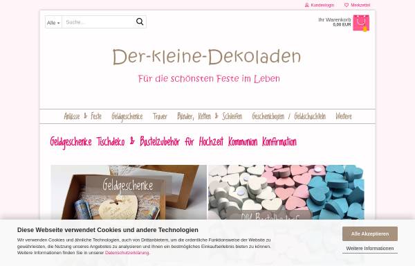 Vorschau von www.der-kleine-dekoladen.de, Der-kleine-Dekoladen