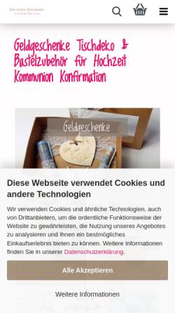 Vorschau der mobilen Webseite www.der-kleine-dekoladen.de, Der-kleine-Dekoladen