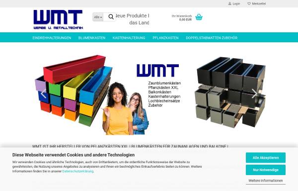 Vorschau von www.wmt-boenen.de, WMT Werbe und Metalltechnik