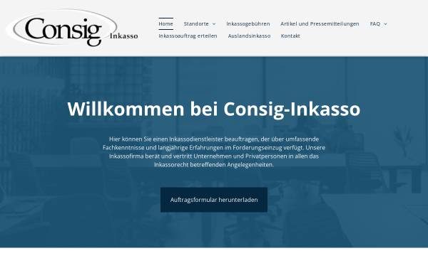 Vorschau von www.consig-inkasso.de, Consig-Inkasso