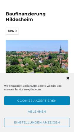 Vorschau der mobilen Webseite baufinanzierunghildesheim.de, Hypothek-Discount - Dirk Herrmann