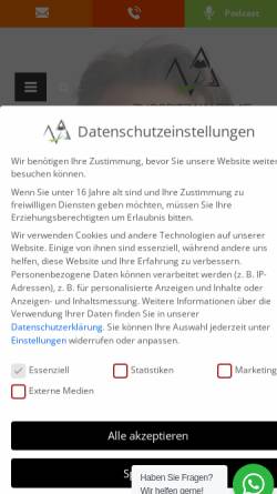 Vorschau der mobilen Webseite www.zugspitzakademie.de, Zugspitzakademie