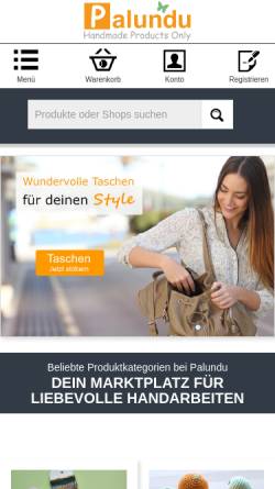 Vorschau der mobilen Webseite palundu.de, Palundu