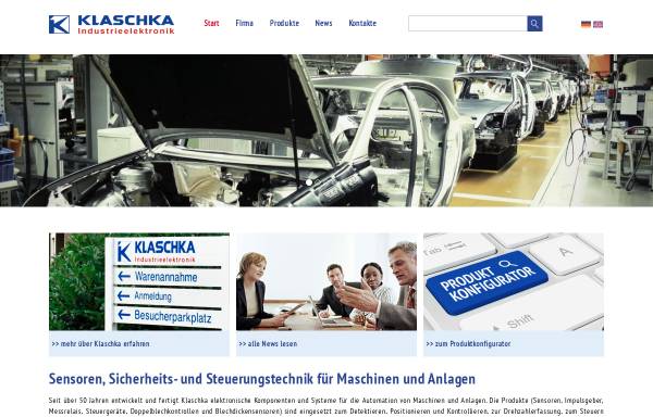 Vorschau von www.klaschka.de, Klaschka Industrieelektronik GmbH