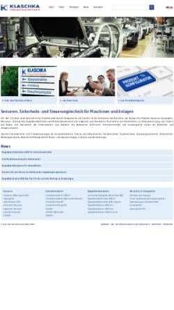 Vorschau der mobilen Webseite www.klaschka.de, Klaschka Industrieelektronik GmbH