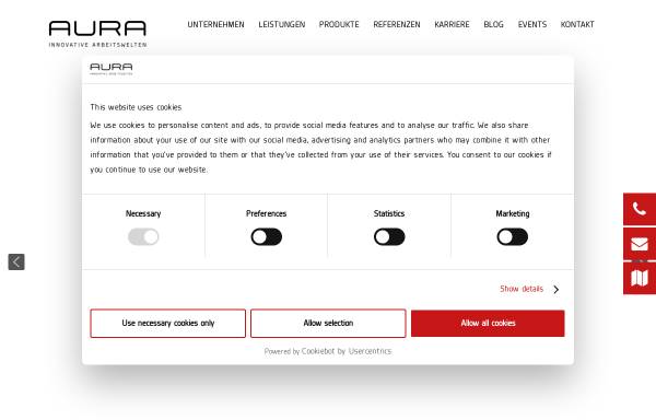 Vorschau von aura-gmbh.de, Aura GmbH