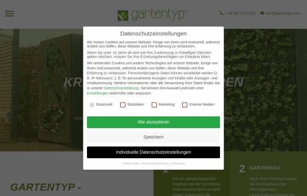 Vorschau von www.gartentyp.com, Gartentyp GmbH