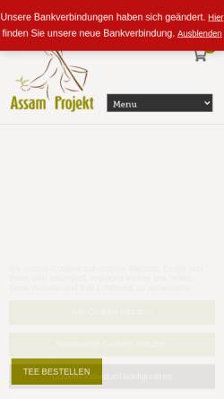 Vorschau der mobilen Webseite assam-projekt.de, Assam Projekt K+S GmbH