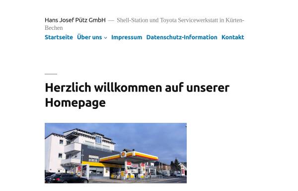 Shell Tankstelle und Toyota Werkstatt Hans Josef Pütz GmbH