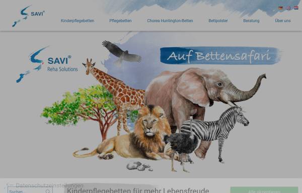 Vorschau von www.savi.de, SAVI GmbH Reha Solutions