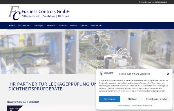 Vorschau von furness-controls.de, Furness Controls GmbH