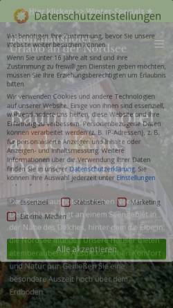 Vorschau der mobilen Webseite www.mein-baumhaus.de, Mein Baumhaus - Buck & Freimuth GbR