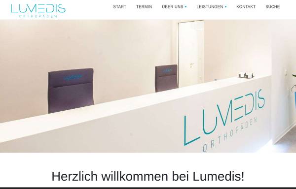 Vorschau von www.lumedis.de, Lumedis - Praxis für Orthopädie