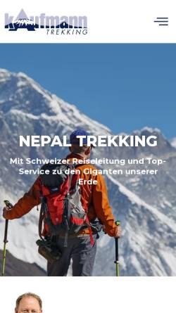 Vorschau der mobilen Webseite www.nepal-trekking.ch, Nepal-Trekking