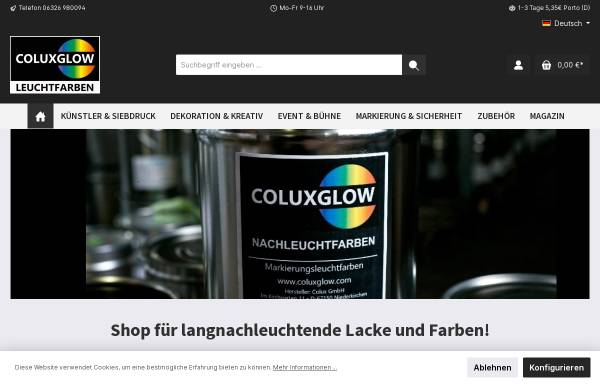 Vorschau von coluxglow.com, Colux GmbH