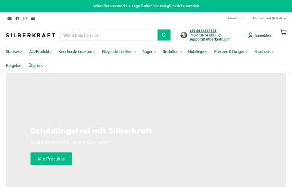 Vorschau von www.silberkraft.com, Silberkraft GmbH