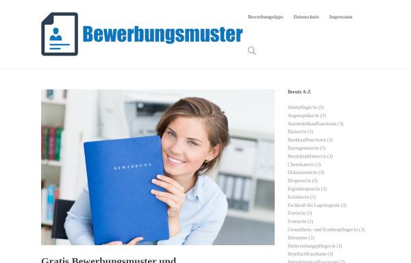 Vorschau von bewerbungsanschreiben-muster.de, GO 24 UGC GmbH