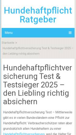 Hundehaftpflichtversicherung Tests