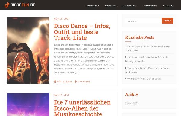 Vorschau von www.discofun.de, Discothek Fun