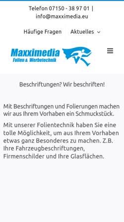 Maxximedia Folien & Werbetechnik