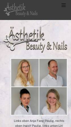 Vorschau der mobilen Webseite beauty-nord.de, Ästhetik Beauty & Nails