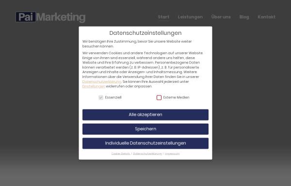 Vorschau von pai-marketing.de, Pai Marketing