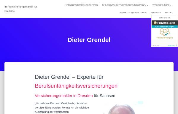 Vorschau von gup24.de, GRENDEL .&. PARTNER Versicherungsmakler