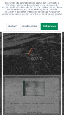 Vorschau der mobilen Webseite universal-sport.com, Universal Sport GmbH