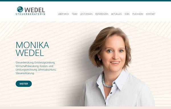 Vorschau von www.steuerberatung-wedel.de, Kanzlei Monika Wedel