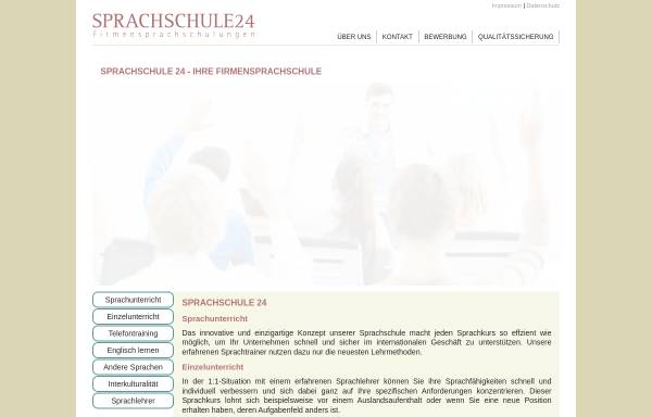 Vorschau von www.sprachschule-24.de, Sprachschule 24