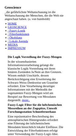 Vorschau der mobilen Webseite www.icara.de, Fuzzy-Logic Filter