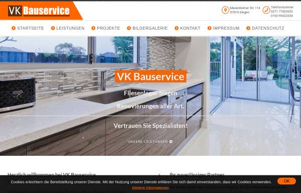 Vorschau von vk-bauservice.de, VK Bauservice