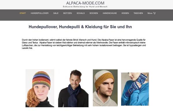 Vorschau von www.alpaca-mode.com, Alpaca Mode