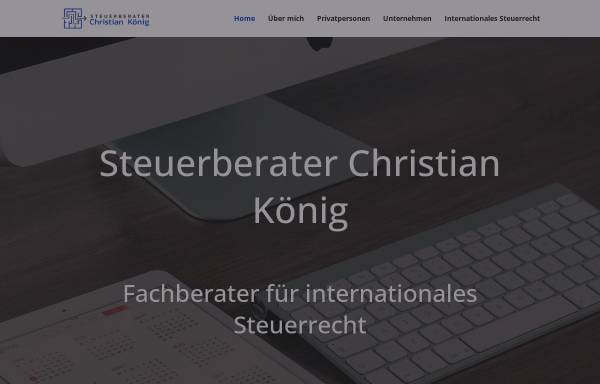 Vorschau von www.koenig-steuerberatung.tax, Steuerberater Christian König