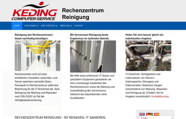 Vorschau von www.rechenzentrumreinigung.eu, Keding Compuer-Service