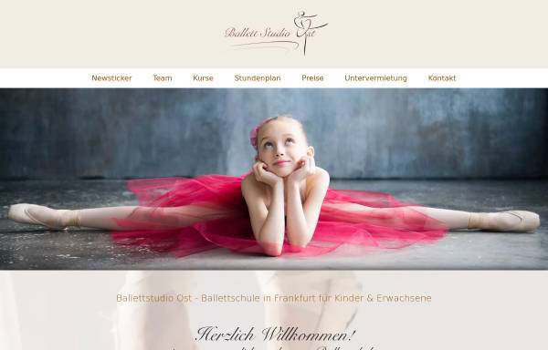 Vorschau von www.ballettstudio-ost.de, Ballettstudio Ost