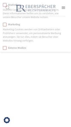 Vorschau der mobilen Webseite www.kanzlei-e.de, Eberspächer Rechtsanwälte Partnerschaft mbB