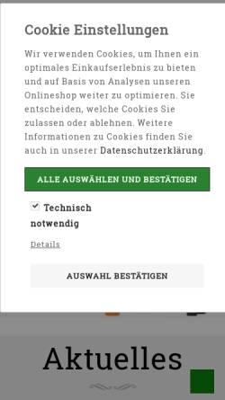Vorschau der mobilen Webseite www.biokontor.de, bioKontor GmbH