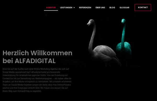 Vorschau von www.alfadigital.de, ALFADIGITAL Webdesign Agentur